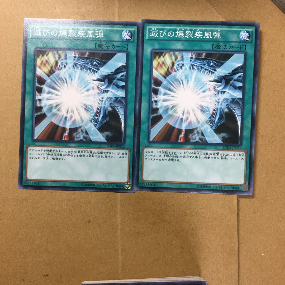 滅びの爆裂疾風弾　２枚