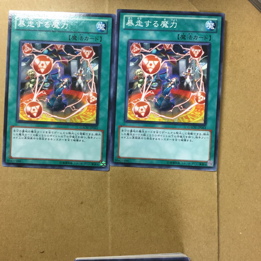 暴走する魔力　２枚