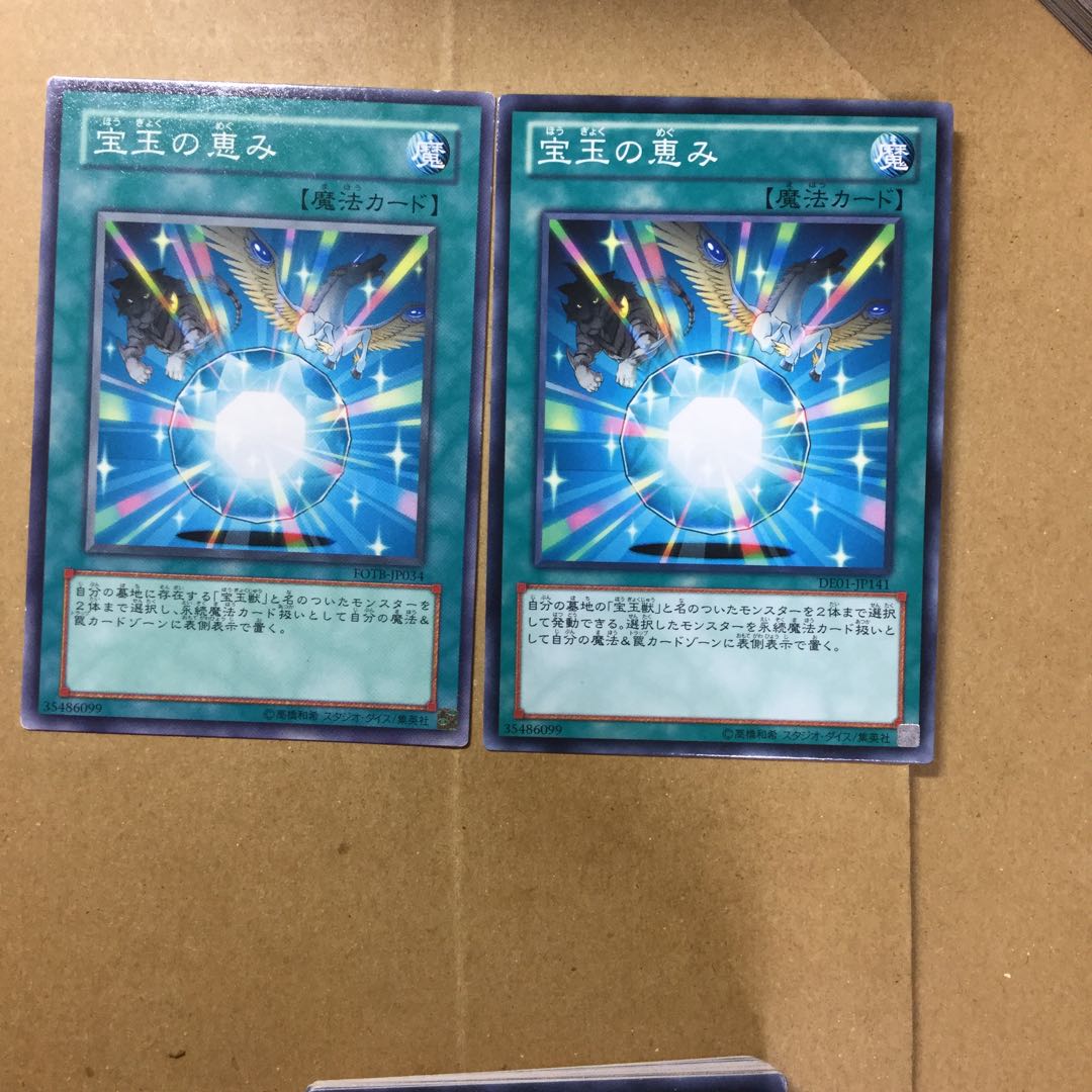 宝玉の恵み　２枚