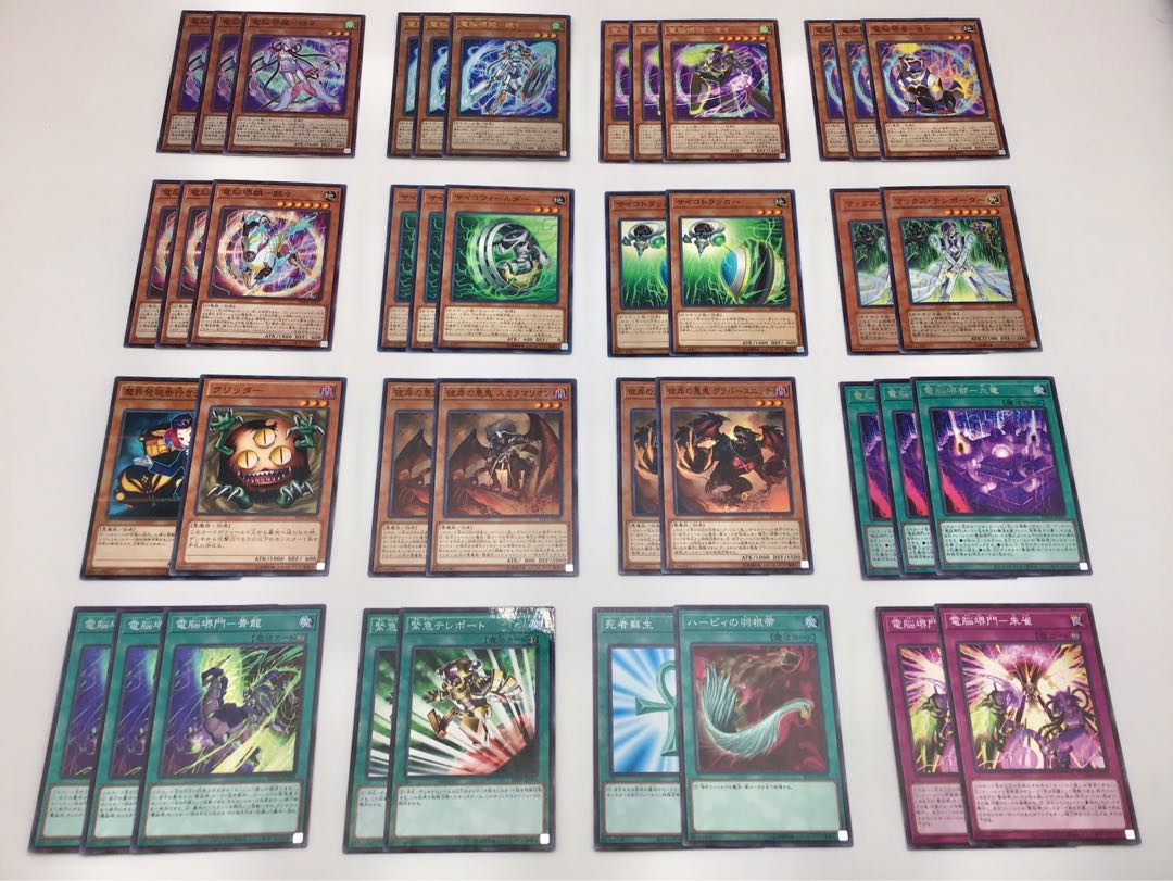 最新本格構築【電脳堺】デッキ メイン＆EX15枚＆スリーブ