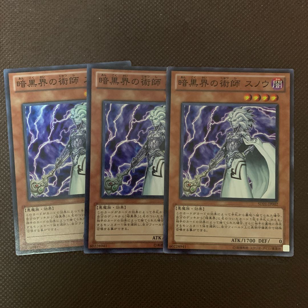 暗黒界の術師 スノウ スーパーレア