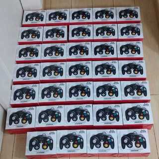 【任天堂純正品】ゲームキューブ コントローラー スマブラブラック　24個セット