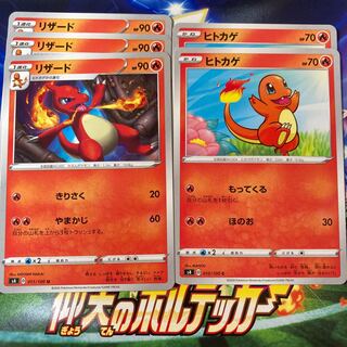 ヒトカゲ　2枚 リザード 3枚 セット