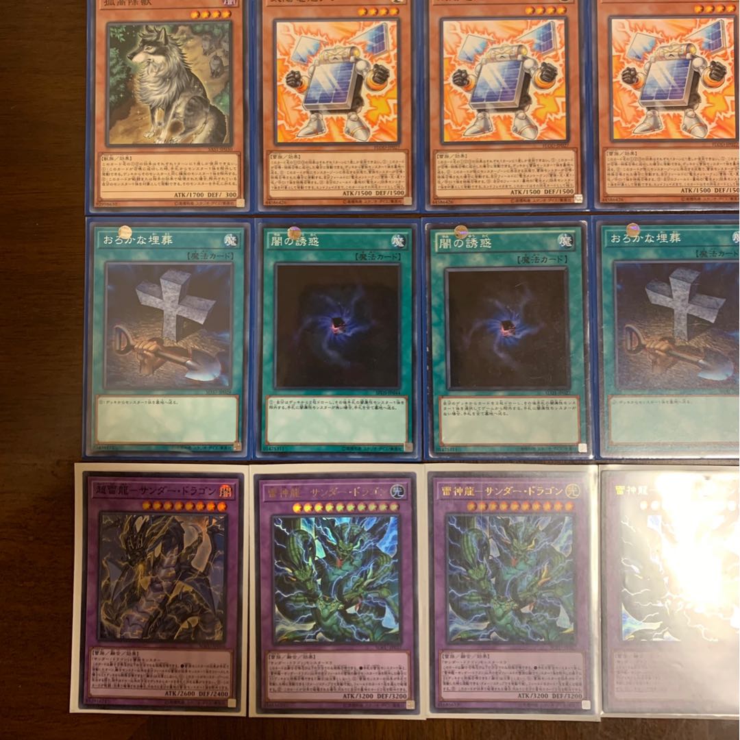 遊戯王 サンダードラゴン デッキ まとめ エクストラつき付き