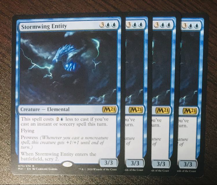 MTG 嵐翼の精体 M21 英4枚セット