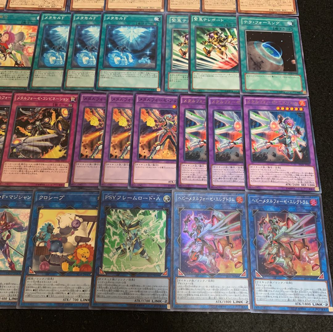 遊戯王 メタルフォーゼデッキ40枚+EX15枚