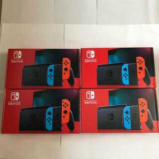 Nintendo Switch 任天堂　ネオンブルー/ネオンレッド 4台