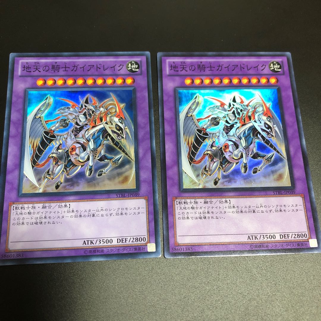 地天の騎士ガイアドレイク スーパーレア　2枚