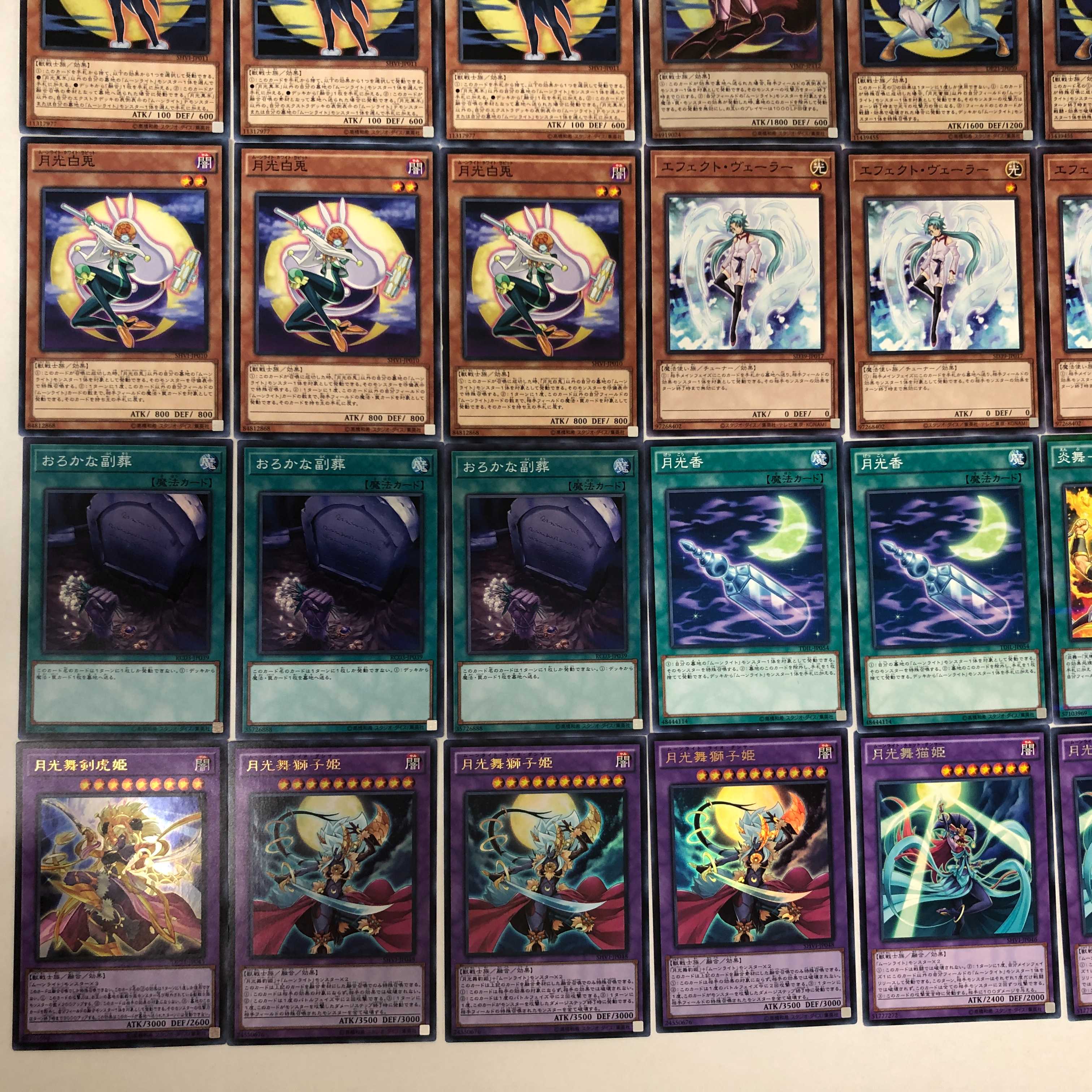 遊戯王 月光 デッキ 月光融合 黄鼬 天璣 紅狐 (307)