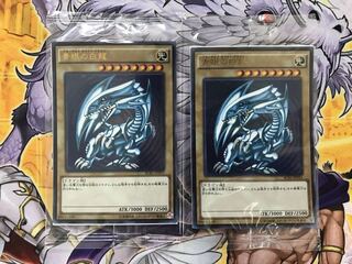 New, unopened] Yu-Gi-Oh! Blue-Eyes White Dragon SCB 2 pieces