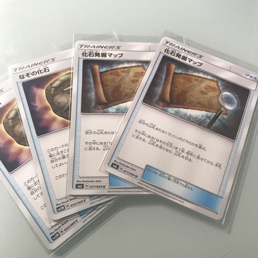 化石発掘マップ2枚、化石オマケ