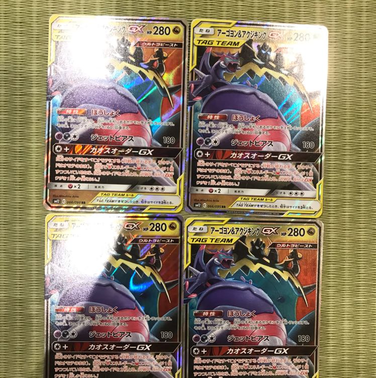 アーゴヨン&アクジキングGX RR4枚