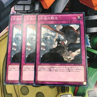 不屈の闘志　3枚