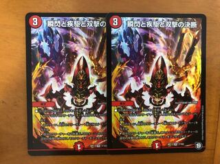 瞬閃と疾駆と双撃の決断