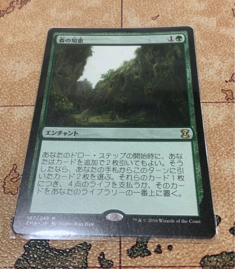 mtg 森の知恵 1枚