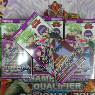 遊戯王 ラッシュデュエル キャラクターパック ガクト・ロア・ロミン未開封4BOX