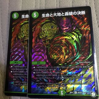 生命と大地と轟破の決断 パーフェクトネイチャー シク 2枚