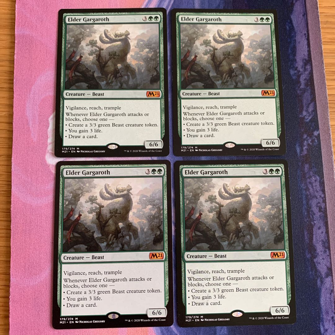 長老ガーガロス　英語4枚セット