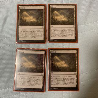 廃墟の地 4枚セット MTG