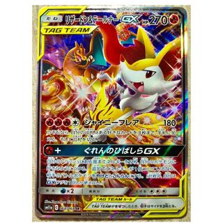 ポケモンカードゲーム リザードン＆テールナーGX SR スペシャルアート 絵違い