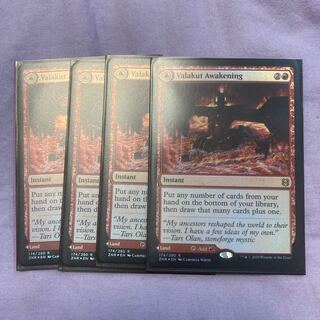予約済み　ヴァラクートの覚醒　英　foil 4枚セット