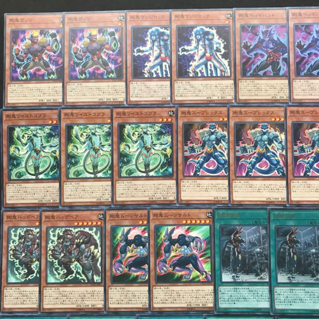 剛鬼デッキ 遊戯王 291 構築済み 剛鬼死闘 月鏡の盾 増援 【さや】