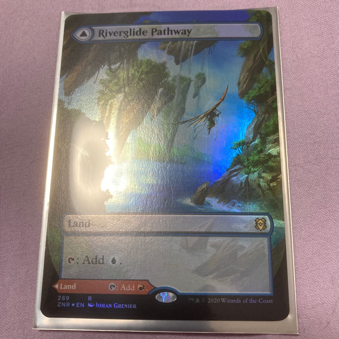 河川滑りの小道 英 拡張アート foil