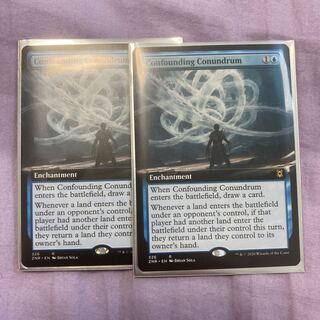 当惑させる難題　英　拡張アート　2枚セット