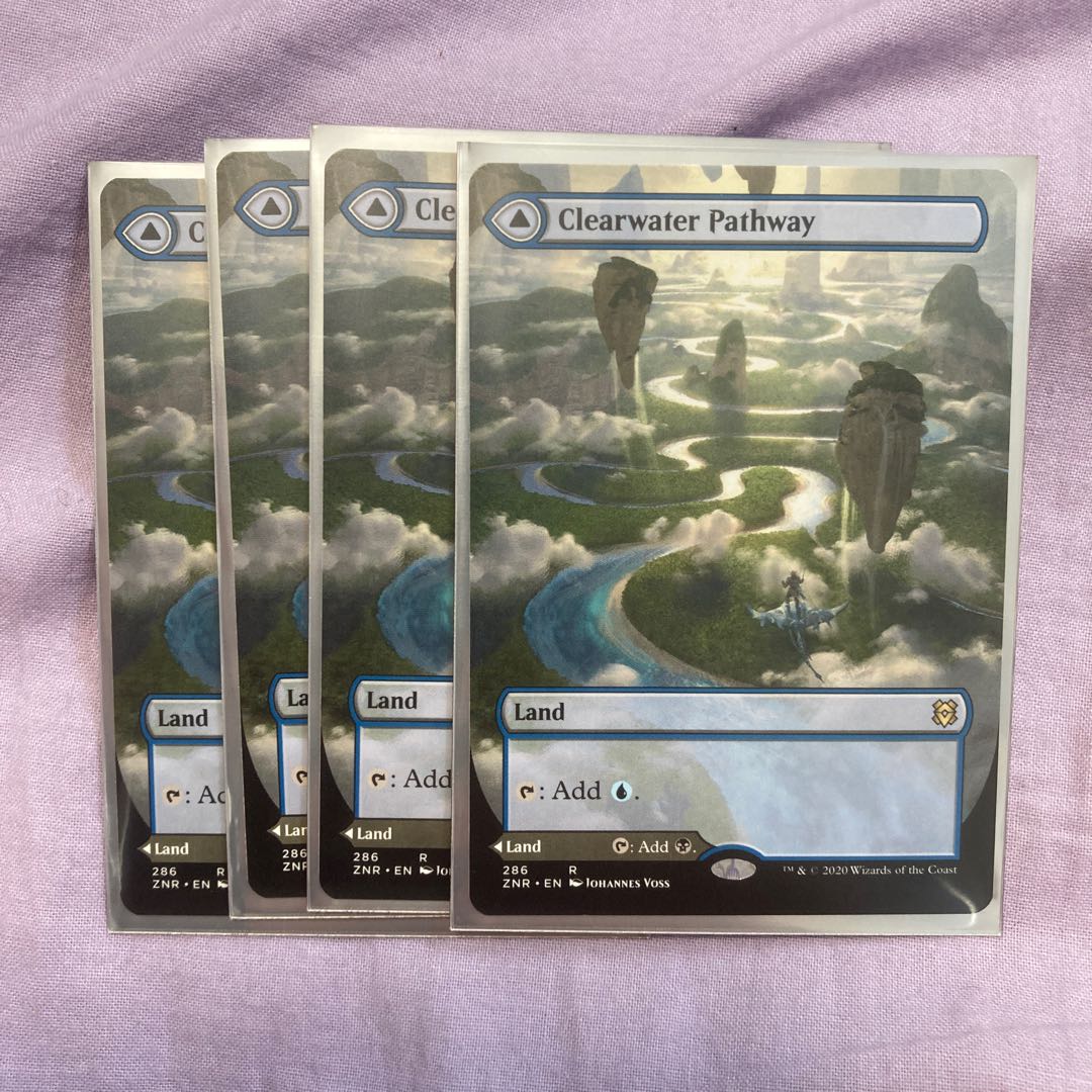 清水の小道　英　拡張アート　4枚セット