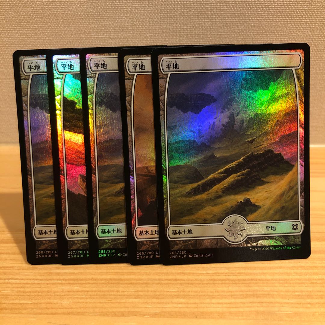 基本土地　平地　5枚 5枚