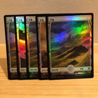 基本土地　平地　5枚 5枚