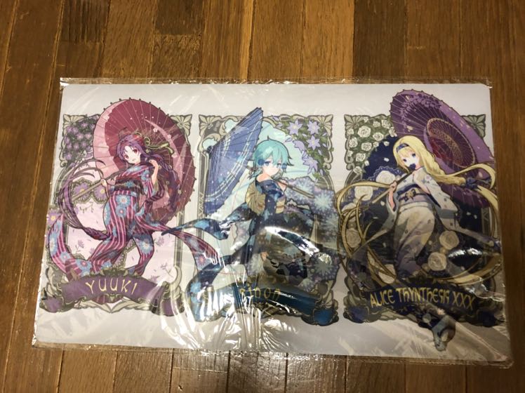 SAOミュシャプレイマットサンクリシノンアリスユウキ