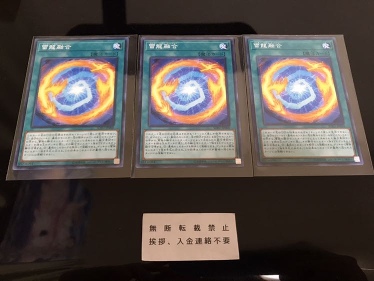 雷龍融合 ノーマル 3枚 セット A