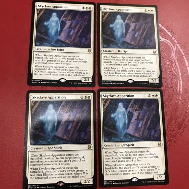 MTG スカイクレイブの亡霊 英語版 4枚セット