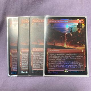 ヴァラクートの探検　英　ショーケース　foil 4枚セット