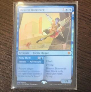 MTG  FOIL 厚かましい借り手 ELD 英