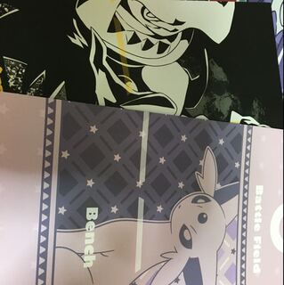 ポケモンカード 紙製プレイマット エーフィ ダークライ ハーフサイズ