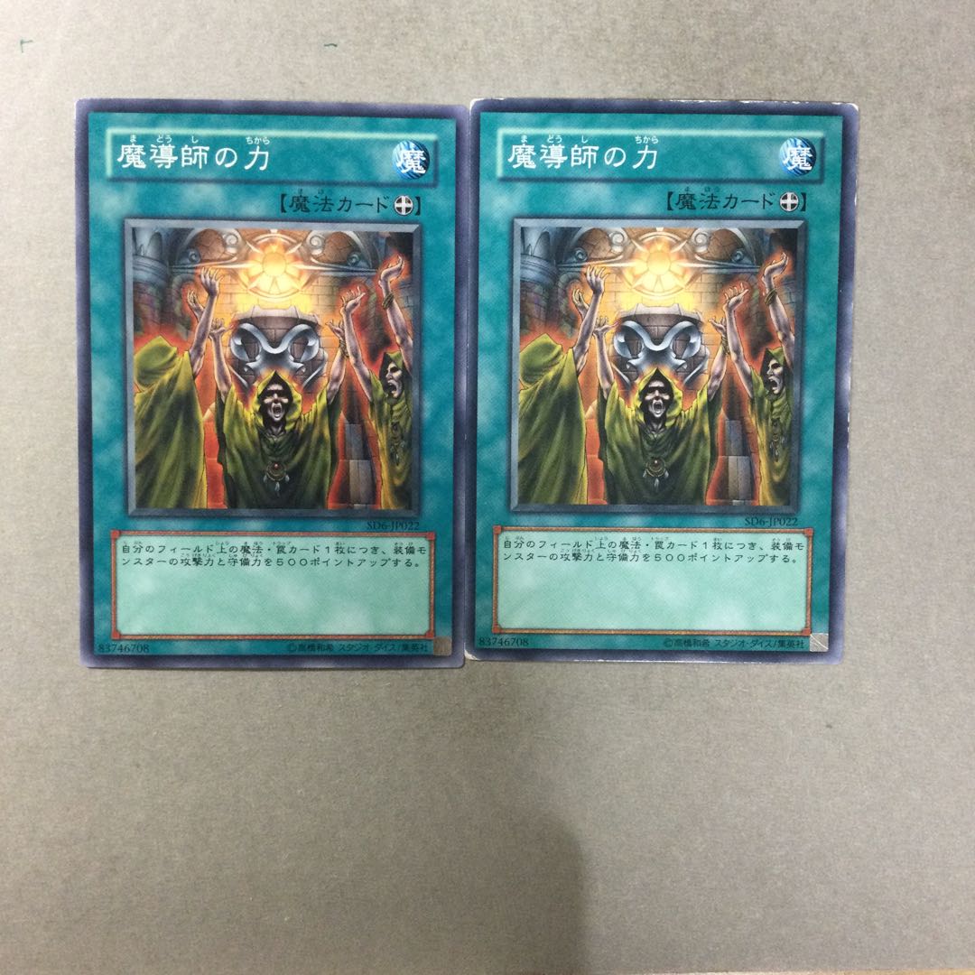 魔導師の力　２枚