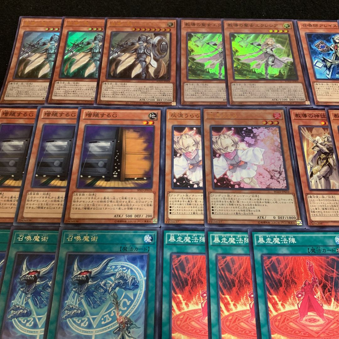 遊戯王 ドラグマ召喚獣デッキ40枚+EX15枚