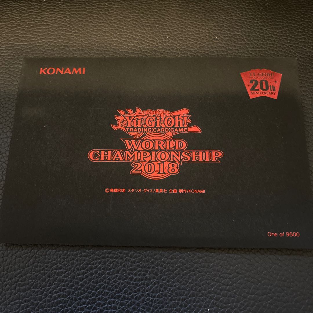 wcs2018 ブルーアイズ　ブラックマジシャン　20th