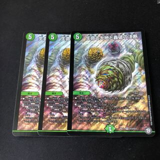 生命と大地と轟破の決断　3枚