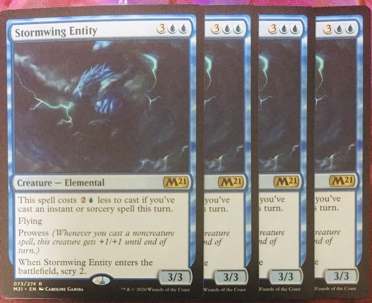 MTG 嵐翼の精体 M21 英4枚セット