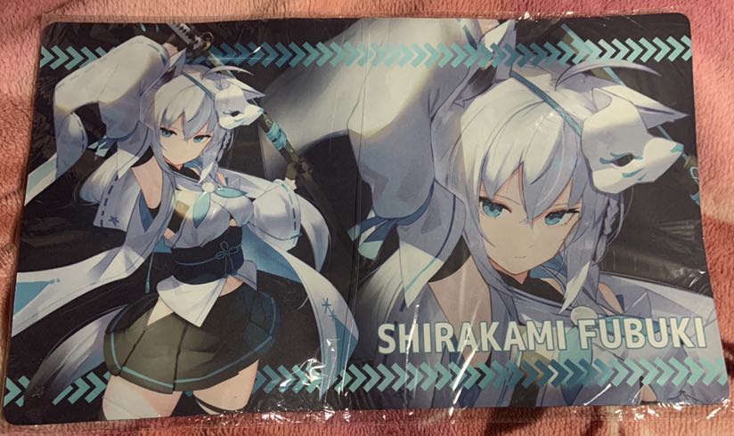 エアサンクリ2020 ミッドナイトブルー プレイマット 抜刀フブキ な