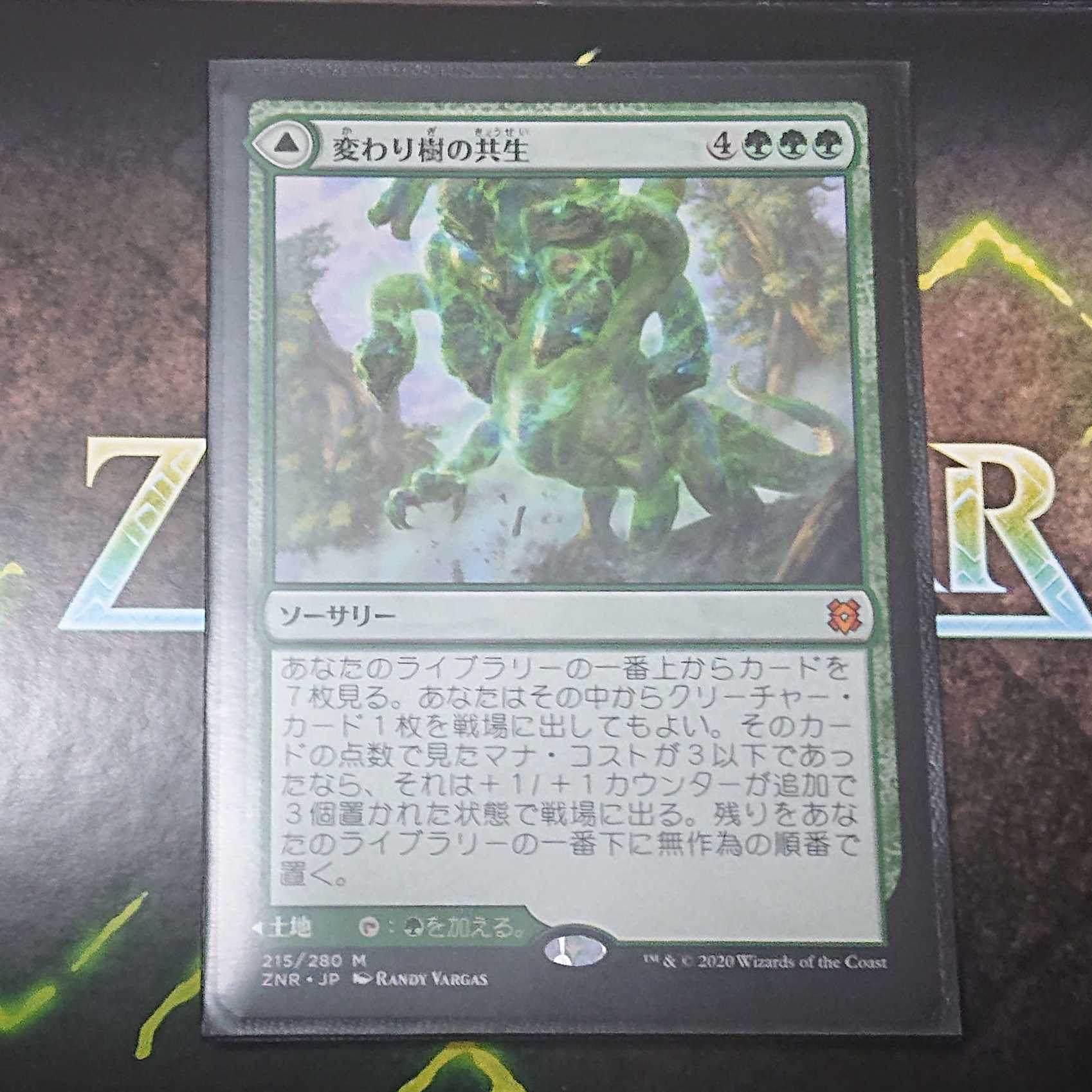 [日：ZNR] 変わり樹の共生