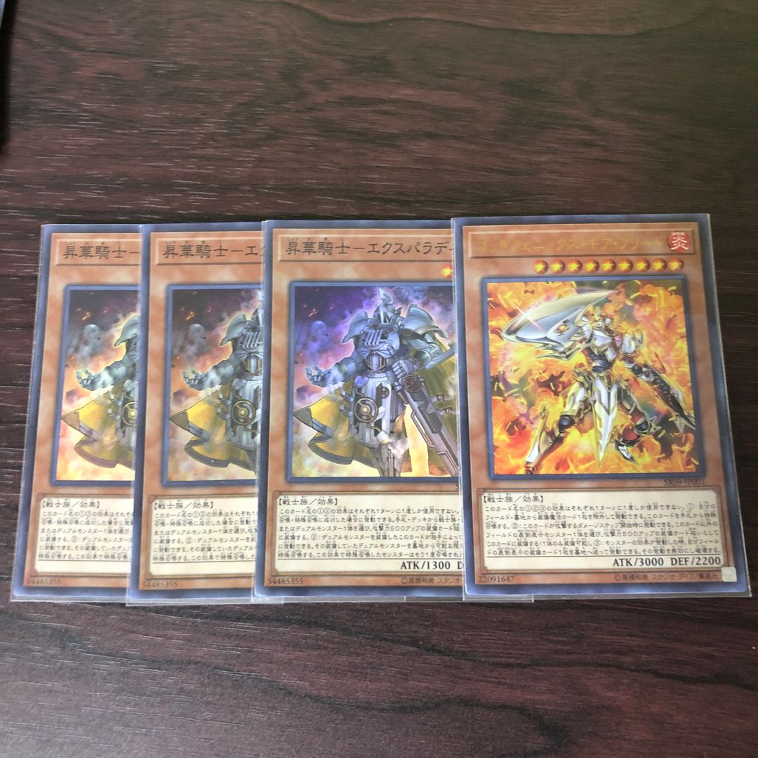 昇華騎士-エクスパラディン　3枚　ギアフリード