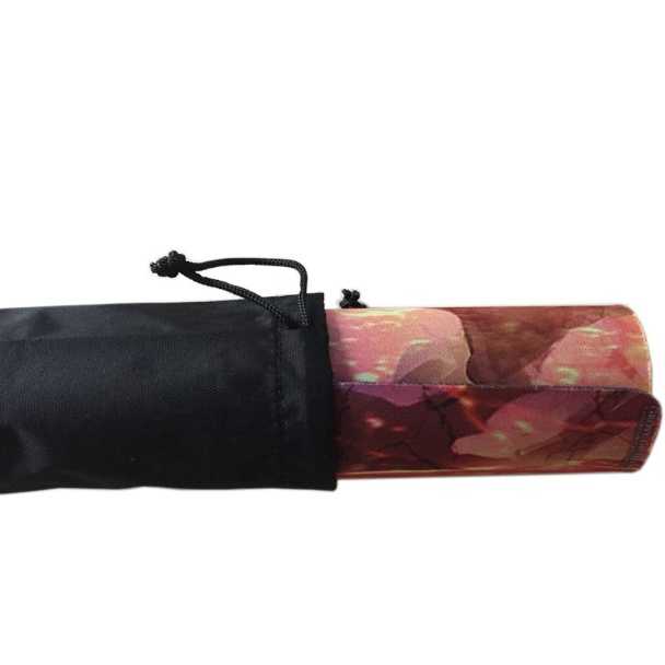 プレイマット入れ1つ ぶ厚めクッションナイロン袋 プロテクターケース黒