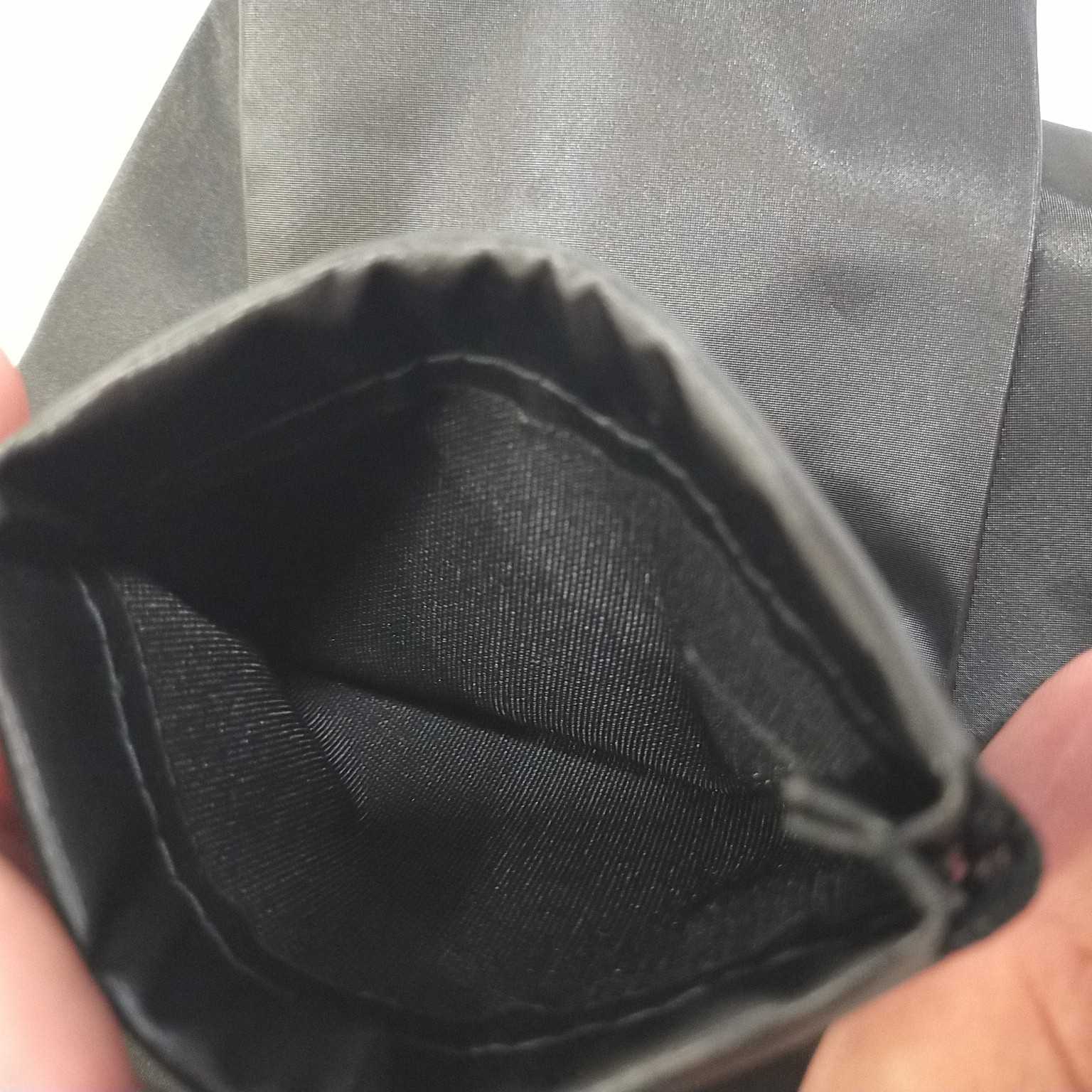 プレイマット入れ1つ ぶ厚めクッションナイロン袋 プロテクターケース黒