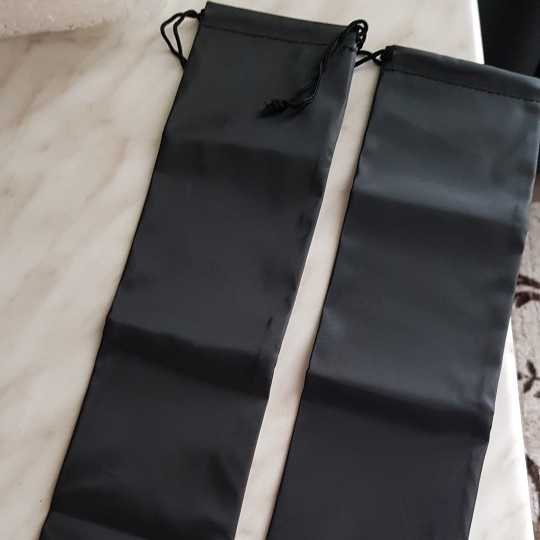 プレイマット入れ1つ ぶ厚めクッションナイロン袋 プロテクターケース黒