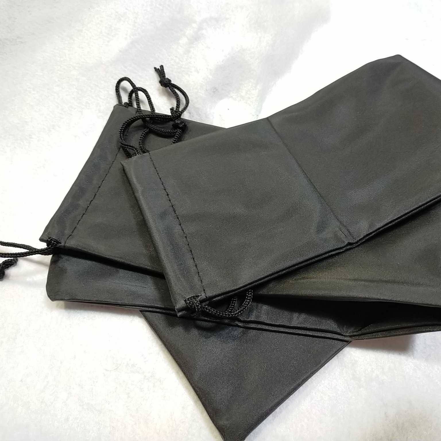 プレイマット入れ1つ ぶ厚めクッションナイロン袋 プロテクターケース黒