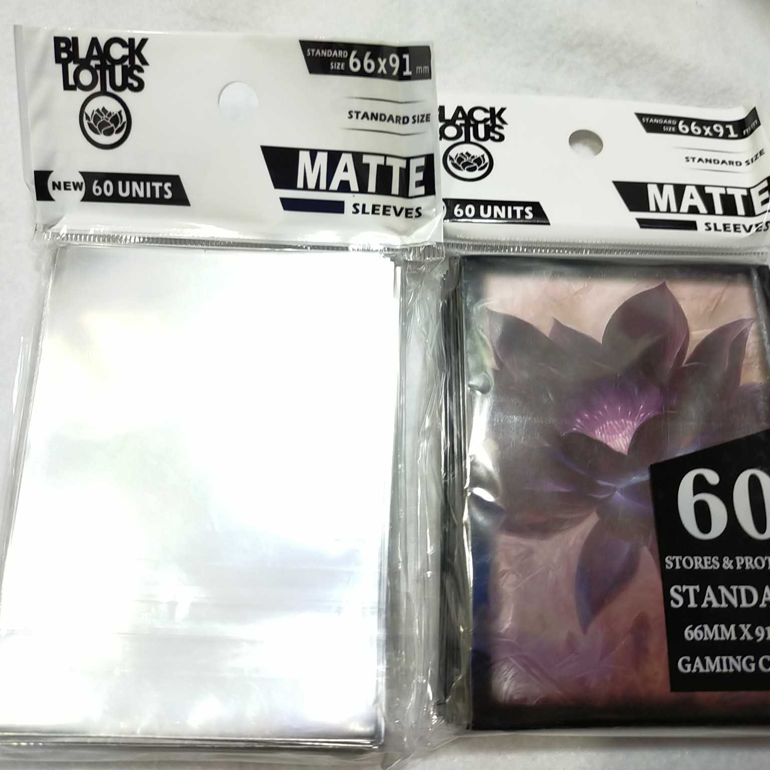スリーブ ブラックロータス プロテクター☆60枚 1袋
